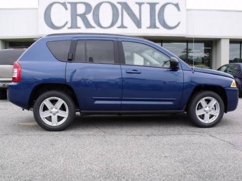Deep Water Blue Pearl Jeep Compass Sport.  Click to enlarge.