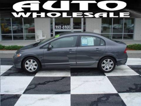 Polished Metal Metallic Honda Civic LX Sedan.  Click to enlarge.