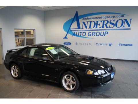 Black Ford Mustang GT Coupe.  Click to enlarge.