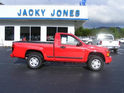 Victory Red Chevrolet Colorado LS Regular Cab.  Click to enlarge.