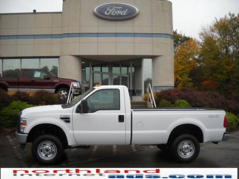 Oxford White Ford F250 Super Duty XL Regular Cab 4x4.  Click to enlarge.