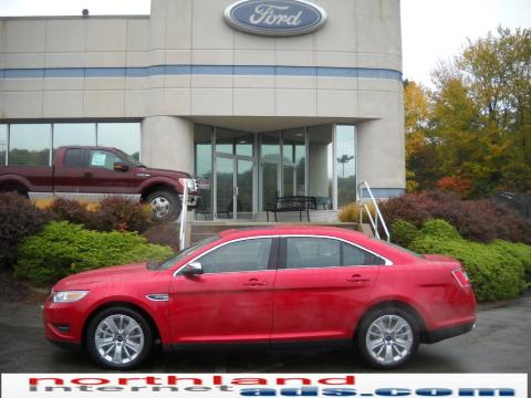 Red Candy Metallic Ford Taurus Limited.  Click to enlarge.