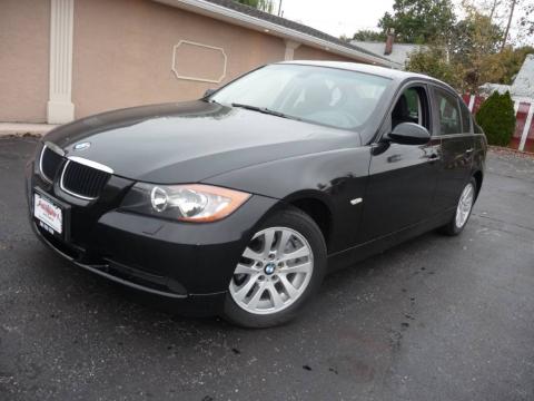 Jet Black BMW 3 Series 325xi Sedan.  Click to enlarge.