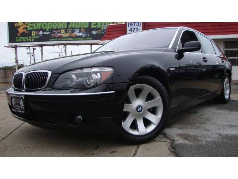 Black Sapphire Metallic BMW 7 Series 750Li Sedan.  Click to enlarge.