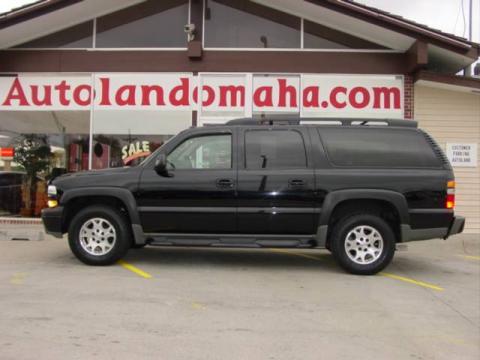 Black Chevrolet Suburban 1500 Z71 4x4.  Click to enlarge.