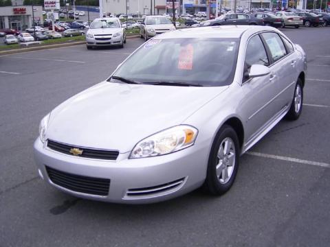 Silver Ice Metallic Chevrolet Impala LT.  Click to enlarge.