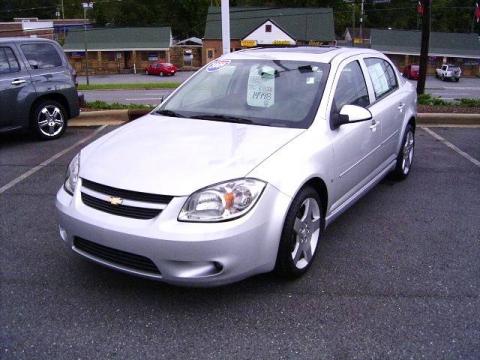 Silver Ice Metallic Chevrolet Cobalt LT Sedan.  Click to enlarge.
