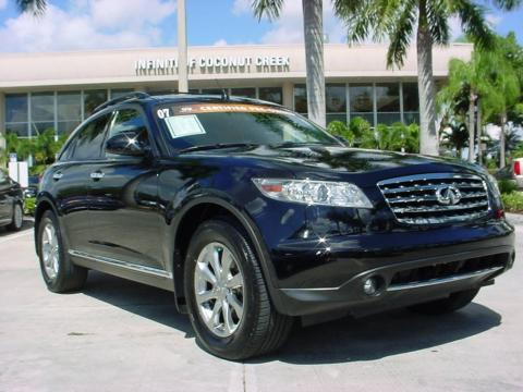Black Obsidian Infiniti FX 35 AWD.  Click to enlarge.