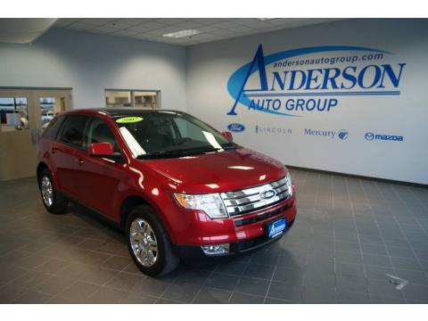 Redfire Metallic Ford Edge SEL Plus AWD.  Click to enlarge.