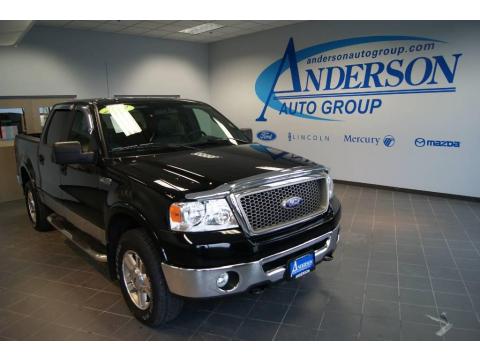Black Ford F150 Lariat SuperCrew 4x4.  Click to enlarge.