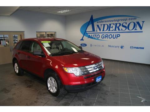 Redfire Metallic Ford Edge SE.  Click to enlarge.