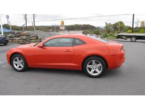 Inferno Orange Metallic Chevrolet Camaro LT Coupe.  Click to enlarge.
