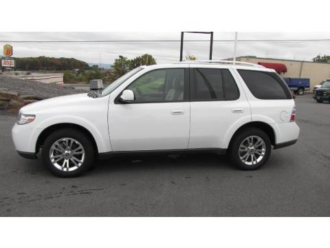 Winter White Saab 9-7X 4.2i AWD.  Click to enlarge.