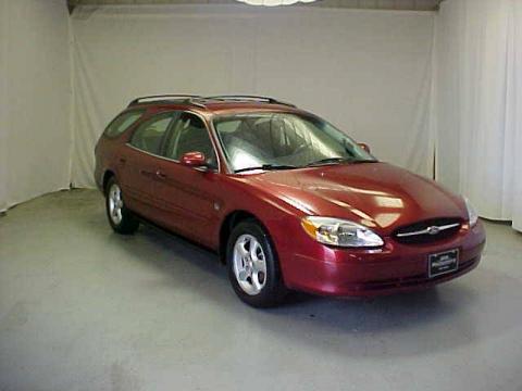 Toreador Red Metallic Ford Taurus SE Wagon.  Click to enlarge.