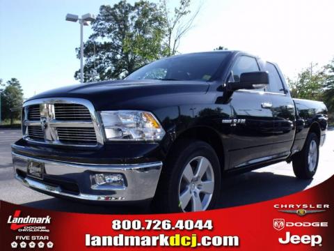 Brilliant Black Crystal Pearl Dodge Ram 1500 Big Horn Quad Cab.  Click to enlarge.