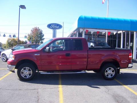 Redfire Metallic Ford F150 XLT SuperCab 4x4.  Click to enlarge.