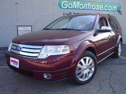Merlot Metallic Ford Taurus X Limited.  Click to enlarge.