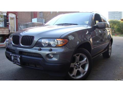 Sterling Grey Metallic BMW X5 3.0i.  Click to enlarge.