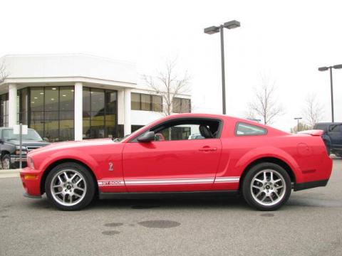 Torch Red Ford Mustang Shelby GT500 Coupe.  Click to enlarge.