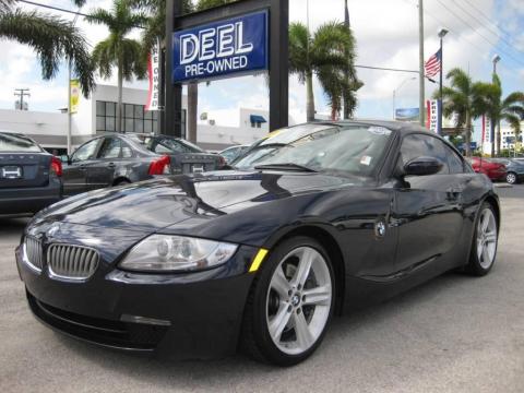 Monaco Blue Metallic BMW Z4 3.0si Coupe.  Click to enlarge.