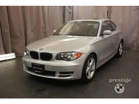 Titanium Silver Metallic BMW 1 Series 128i Coupe.  Click to enlarge.