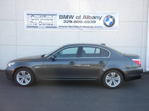 Platinum Grey Metallic BMW 5 Series 528i Sedan.  Click to enlarge.