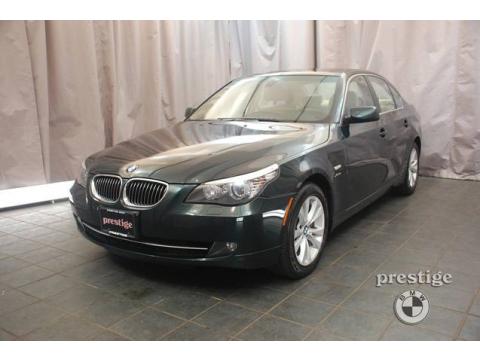 Deep Green Metallic BMW 5 Series 535xi Sedan.  Click to enlarge.