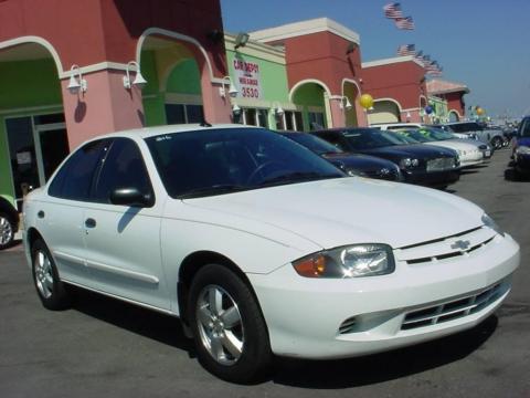 Summit White Chevrolet Cavalier LS Sedan.  Click to enlarge.