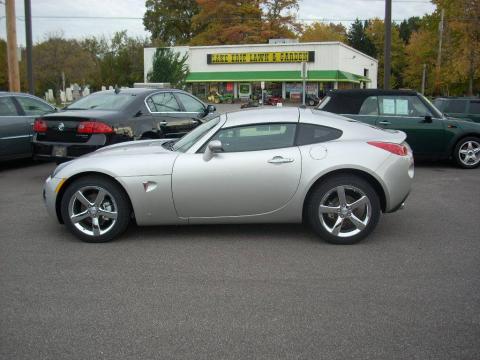 Cool Silver Pontiac Solstice GXP Coupe.  Click to enlarge.