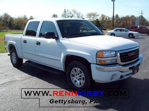 Summit White GMC Sierra 1500 Z71 Crew Cab 4x4.  Click to enlarge.