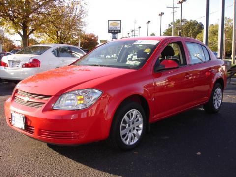 Victory Red Chevrolet Cobalt LT Sedan.  Click to enlarge.