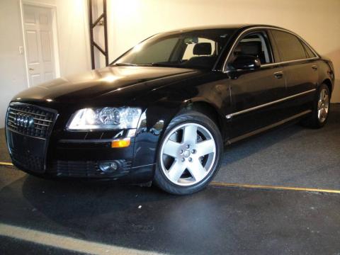 Brilliant Black Audi A8 L 4.2 quattro.  Click to enlarge.