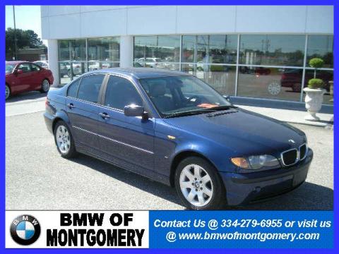 Mystic Blue Metallic BMW 3 Series 325i Sedan.  Click to enlarge.