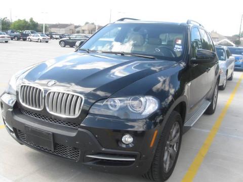 Jet Black BMW X5 4.8i.  Click to enlarge.