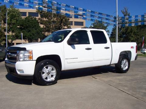 Summit White Chevrolet Silverado 1500 LT Z71 Crew Cab 4x4.  Click to enlarge.