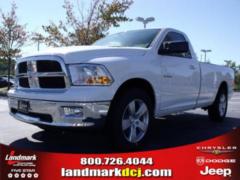 Stone White Dodge Ram 1500 SLT Regular Cab.  Click to enlarge.