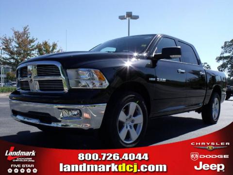 Brilliant Black Crystal Pearl Dodge Ram 1500 Big Horn Crew Cab.  Click to enlarge.
