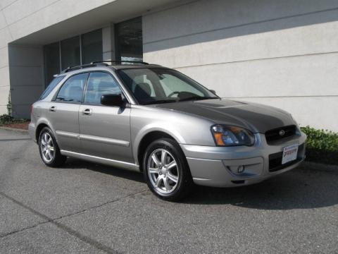 Crystal Grey Metallic Subaru Impreza Outback Sport Wagon.  Click to enlarge.