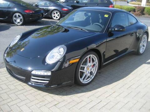 Black Porsche 911 Carrera 4S Coupe.  Click to enlarge.