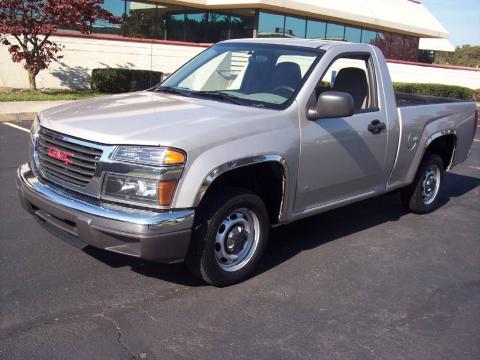 Silver Birch Metallic GMC Canyon SL Regular Cab.  Click to enlarge.