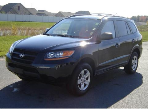 Deepwater Blue Hyundai Santa Fe GLS 4WD.  Click to enlarge.