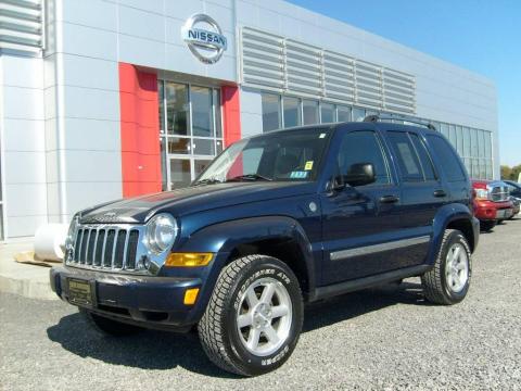 Midnight Blue Pearl Jeep Liberty Limited 4x4.  Click to enlarge.