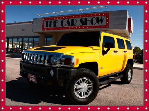 Yellow Hummer H3 .  Click to enlarge.