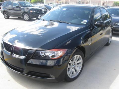 Jet Black BMW 3 Series 328i Sedan.  Click to enlarge.