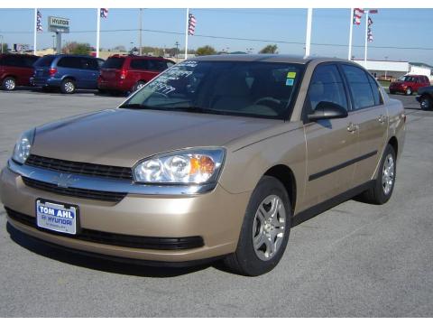 Light Driftwood Metallic Chevrolet Malibu Sedan.  Click to enlarge.