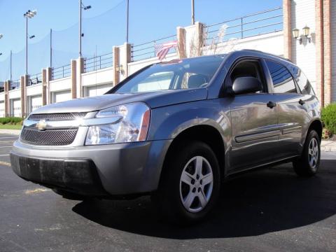 Dark Silver Metallic Chevrolet Equinox LS AWD.  Click to enlarge.