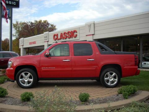 Victory Red Chevrolet Avalanche LTZ 4x4.  Click to enlarge.