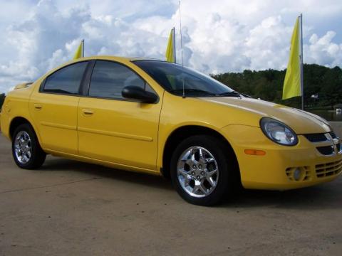 Solar Yellow Dodge Neon SXT.  Click to enlarge.