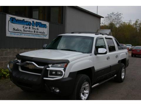 Summit White Chevrolet Avalanche 1500 Z71 4x4.  Click to enlarge.