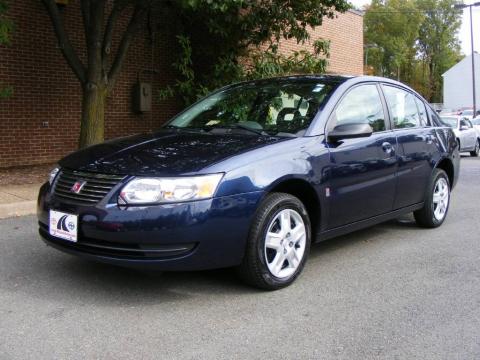 Deep Blue Saturn ION 2 Sedan.  Click to enlarge.